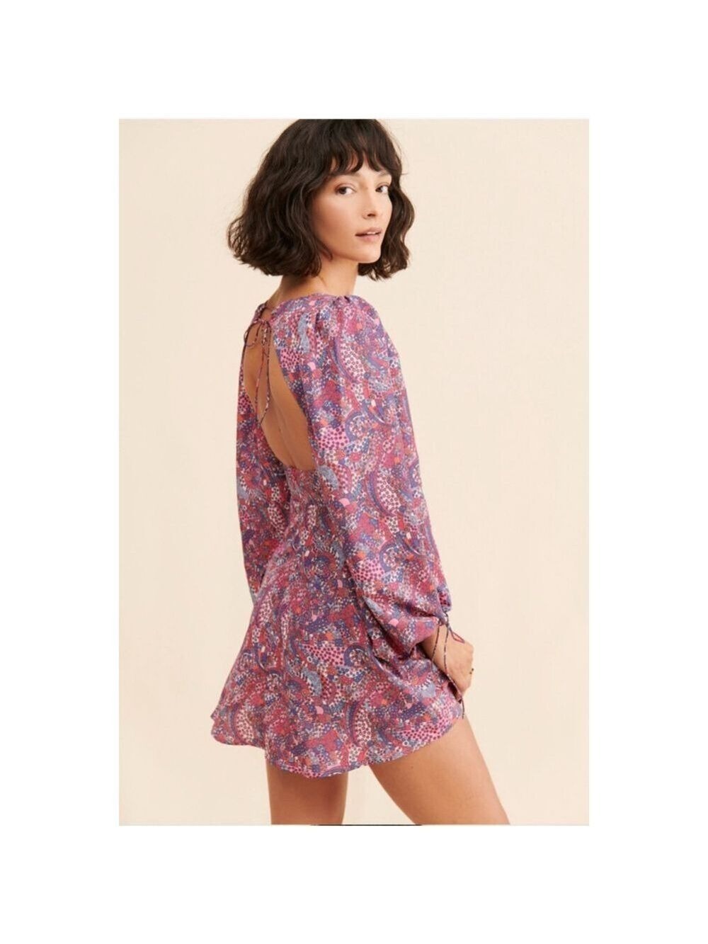 Women's For Love & Lemons Dress Size M Pink Purple